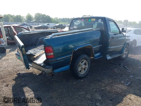 1997 Dodge 1500 z VIN 1B7HC16Y3VJ528095, wystawiony jako IAAI lot #42021646 z przebiegiem 205 375 mil mil oraz . Historia ofert i sprzedaży dostępna na DreamBid. Obrazek 4.