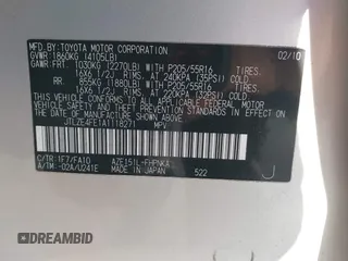 2010 Scion xB with VIN JTLZE4FE1A1118271, listed as a IAAI auction lot 41372123 with 187,237 mi miles and . Bid and sale history available at DreamBid. Image 9.