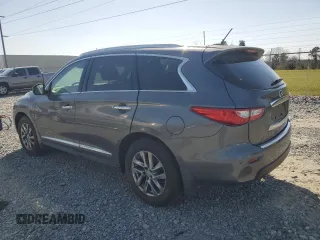 2015 Infiniti QX60 with VIN 5N1AL0MMXFC506575, listed as a Copart auction lot 48435245 with 61,198 mi miles and Salvage Title. Bid and sale history available at DreamBid. Image 2.