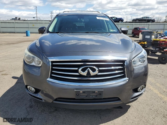 2013 Infiniti JX35 with VIN 5N1AL0MM7DC305696, listed as a Copart auction lot 52116365 with 136,990 mi miles and Salvage Title. Bid and sale history available at carsss.com. Image 5.
