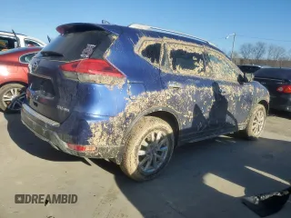 2017 Nissan Rogue SV with VIN KNMAT2MV1HP526492, listed as a Copart auction lot 47263465 with Not provided miles and Salvage title. Bid and sale history available at DreamBid. Image 3.