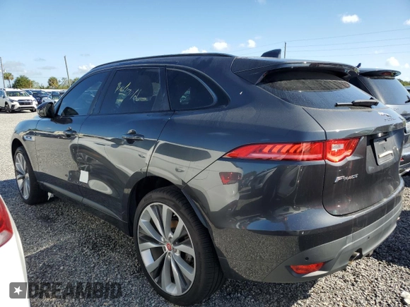 2019 Jaguar F-Pace 25t R-Sport with VIN SADCL2FX4KA609565, listed as a Copart auction lot 74627184 with Not Provided miles and Non Repairable. Bid and sale history available at DreamBid. Image 2.