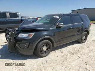 2017 Ford Police Interceptor Utility z VIN 1FM5K8AR0HGD57883, wystawiony jako Copart lot #52051865 z przebiegiem Nie podano mil oraz Szkody całkowita. Historia ofert i sprzedaży dostępna na DreamBid. Obrazek 1.