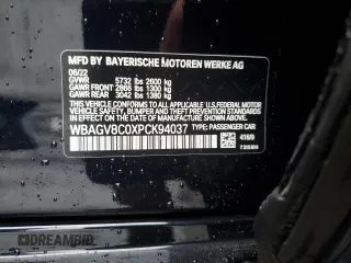 2023 BMW 8 Series M850i z VIN WBAGV8C0XPCK94037, wystawiony jako Copart lot #51156675 z przebiegiem Nie podano mil oraz Szkoda całkowita • Salvage title. Historia ofert i sprzedaży dostępna na DreamBid. Obrazek 13.