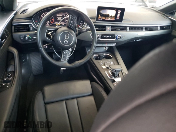 2019 Audi A5 Sportback Premium Plus with VIN WAUENCF5XKA097701, listed as a Copart auction lot 63949423 with 41,879 mi miles. Bid and sale history available at carsss.com. Image 8.