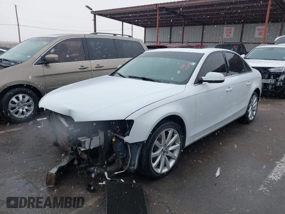 2013 Audi A4 2.0T Prestige with VIN WAUKFAFL7DN023912, listed as a IAAI auction lot 41278780 with 159,521 mi miles. Bid and sale history available at carsss.com. Image 18.
