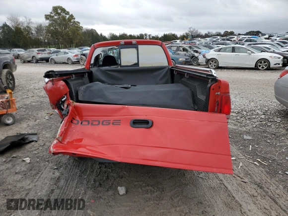 2002 Dodge Dakota Sport with VIN 1B7GL32X52S530828, listed as a Copart auction lot 79737394 with 95,686 mi miles and Salvage Title. Bid and sale history available at carsss.com. Image 6.