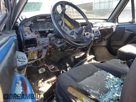1996 Ford F-150 with VIN 1FTEF14N8TLB78600, listed as a Copart auction lot 74796314 with Not provided miles and Salvage title. Bid and sale history available at DreamBid. Image 8.