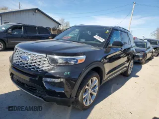 2024 Ford Explorer Platinum with VIN 1FM5K8HC8RGA40565, listed as a Copart auction lot 82205404 with 6,076 mi miles and Salvage Title. Bid and sale history available at carsss.com. Image 1.