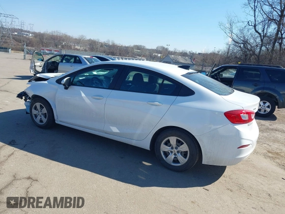 2017 Chevrolet Cruze LS with VIN 1G1BC5SM4H7165610, listed as a IAAI auction lot 41709729 with 24,853 mi miles and . Bid and sale history available at DreamBid. Image 3.