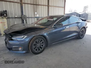2017 Tesla Model S 60 with VIN 5YJSA1E14HF218274, listed as a Copart auction lot 48485405 with 126,451 mi miles and Salvage title. Bid and sale history available at DreamBid. Image 1.