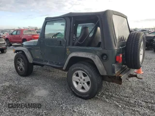 2002 Jeep Wrangler Sport with VIN 1J4FA49SX2P726553, listed as a Copart auction lot 42559245 with 198,584 mi miles and Clean Title. Bid and sale history available at carsss.com. Image 2.