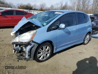 2010 Honda Fit Sport with VIN JHMGE8H49AC009851, listed as a Copart auction lot 45393315 with Not provided miles and Salvage title. Bid and sale history available at DreamBid. Image 1.