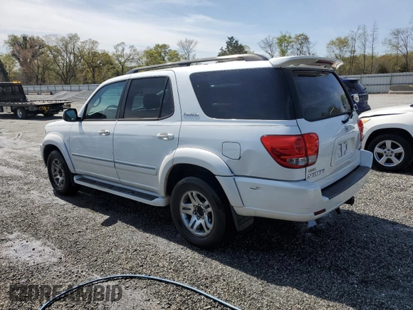2006 Toyota Sequoia Limited with VIN 5TDZT38A06S278044, listed as a Copart auction lot 51319885 with 279,990 mi miles and Salvage Title. Bid and sale history available at DreamBid. Image 2.