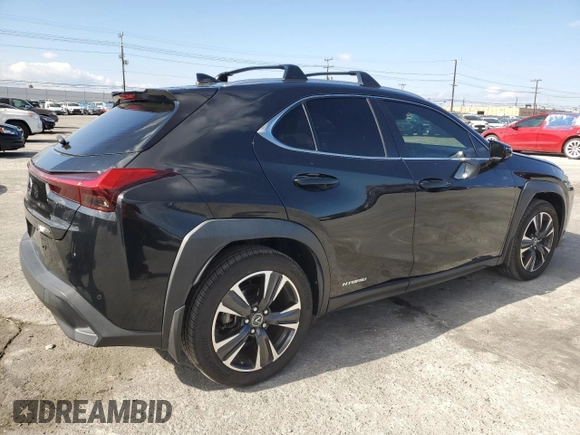 2022 Lexus UX 250h z VIN JTHX9JBH3N2062550, wystawiony jako Copart lot #44991325 z przebiegiem 78 236 mil mil oraz Szkoda całkowita • Salvage title. Historia ofert i sprzedaży dostępna na DreamBid. Obrazek 3.