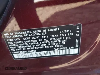 2014 Volkswagen Passat S w/Nav with VIN 1VWAP7A30EC009933, listed as a IAAI auction lot 41690840 with 202,200 mi miles. Bid and sale history available at carsss.com. Image 9.