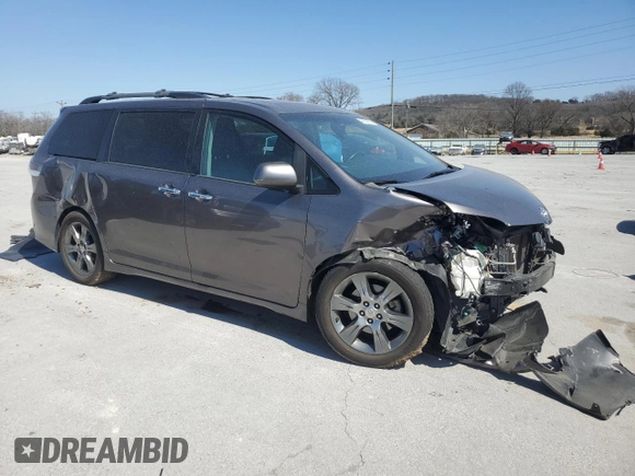 2015 Toyota Sienna SE with VIN 5TDXK3DC1FS683332, listed as a Copart auction lot 48803655 with 115,795 mi miles and Clean title. Bid and sale history available at DreamBid. Image 4.