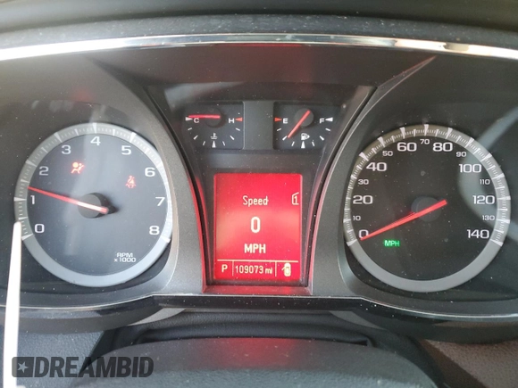 2012 GMC Terrain SLT-2 with VIN 2GKALWEK0C6229397, listed as a Copart auction lot 83023894 with 109,073 mi miles and Salvage Title. Bid and sale history available at DreamBid. Image 9.