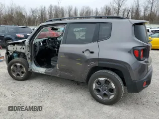 2018 Jeep Renegade Sport with VIN ZACCJBAB2JPJ01832, listed as a Copart auction lot 52208845 with 44,789 mi miles and Salvage Title. Bid and sale history available at DreamBid. Image 2.