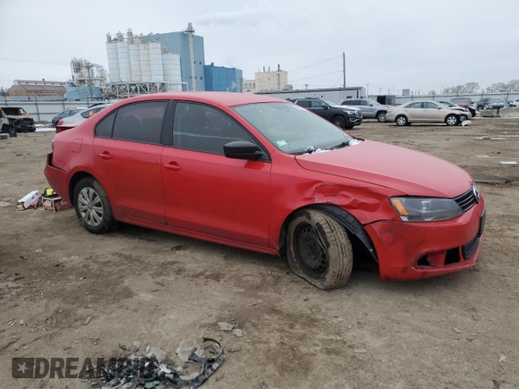 2012 Volkswagen Jetta Sedan S w/Sunroof with VIN 3VW2K7AJXCM305281, listed as a Copart auction lot 86069074 with 178,953 mi miles and Salvage Title. Bid and sale history available at carsss.com. Image 4.
