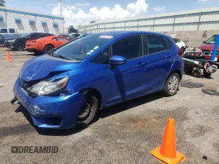 2015 Honda Fit LX with VIN 3HGGK5H57FM710347, listed as a Copart auction lot 63464795 with Not provided miles and Salvage title. Bid and sale history available at DreamBid. Image 1.