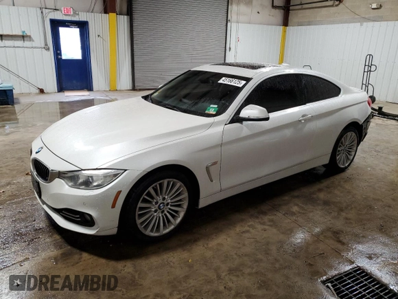 2014 BMW 4 Series 428i xDrive z VIN WBA3N9C53EK245720, wystawiony jako Copart lot #45166125 z przebiegiem 154 318 mil mil oraz Szkoda całkowita • Salvage title. Historia ofert i sprzedaży dostępna na DreamBid. Obrazek 1.