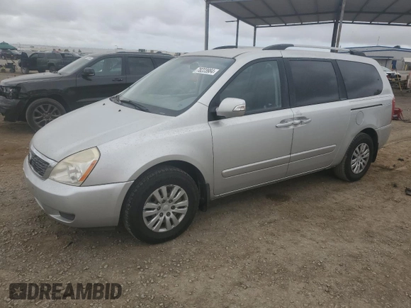 2012 Kia Sedona LX with VIN KNDMG4C79C6447490, listed as a Copart auction lot 78223984 with 167,629 mi miles and Salvage Title. Bid and sale history available at carsss.com. Image 1.