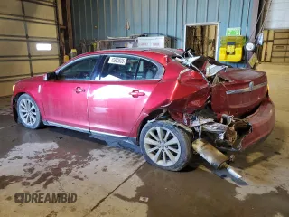 2010 Lincoln MKS EcoBoost with VIN 1LNHL9FT3AG602783, listed as a Copart auction lot 45983635 with 216,806 mi miles and Salvage title. Bid and sale history available at DreamBid. Image 2.