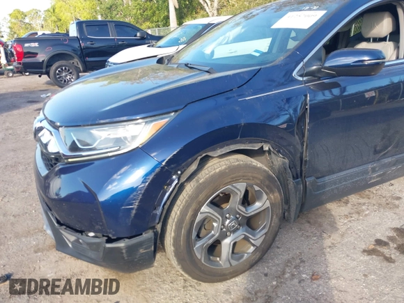 2019 Honda CR-V EX-L with VIN 5J6RW1H86KA039804, listed as a IAAI auction lot 41257009 with 38,529 mi miles. Bid and sale history available at carsss.com. Image 6.