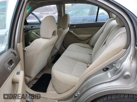 2003 Honda Civic EX with VIN 2HGES25773H569172, listed as a Copart auction lot 45013615 with 293,902 mi miles and Salvage Title. Bid and sale history available at DreamBid. Image 10.
