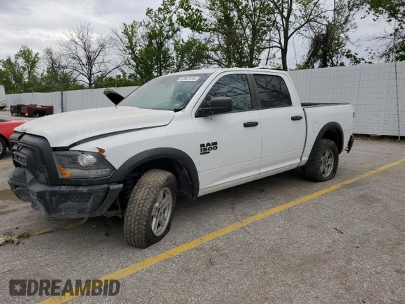 2024 Ram 1500 Classic Warlock with VIN 1C6RR7LG1RS157592, listed as a Copart auction lot 53907815 with 27,175 mi miles and Salvage Title. Bid and sale history available at carsss.com. Image 1.