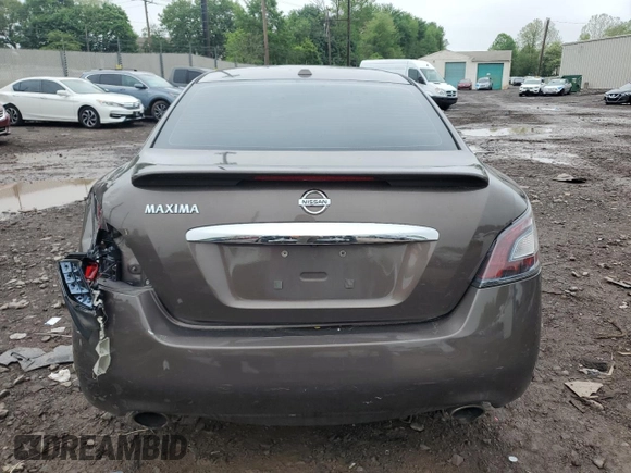 2014 Nissan Maxima SV z VIN 1N4AA5AP6EC439208, wystawiony jako Copart lot #55628955 z przebiegiem 167 773 mil mil oraz Szkoda całkowita • Salvage title. Historia ofert i sprzedaży dostępna na DreamBid. Obrazek 6.