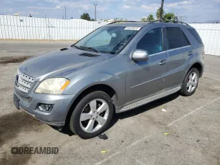 2010 Mercedes-Benz M 350 with VIN 4JGBB5GBXAA598533, listed as a Copart auction lot 64443424 with 128,203 mi miles and Salvage Title. Bid and sale history available at DreamBid. Image 1.