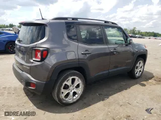 2019 Jeep Renegade Limited with VIN ZACNJBD17KPJ93842, listed as a Copart auction lot 57526044 with 65,878 mi miles and Salvage Title. Bid and sale history available at carsss.com. Image 3.