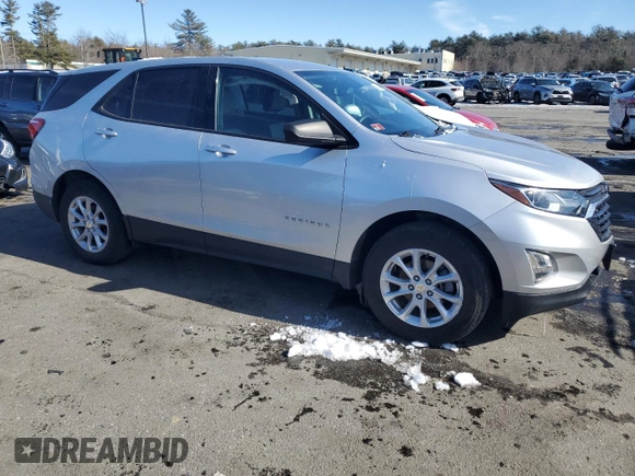 2019 Chevrolet Equinox LS with VIN 3GNAXSEV9KS677115, listed as a Copart auction lot 45584845 with 72,667 mi miles and Salvage Title. Bid and sale history available at DreamBid. Image 4.
