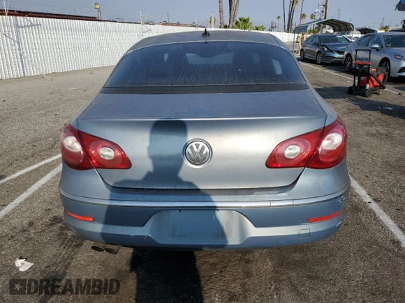 2009 Volkswagen CC with VIN WVWML93C19E547829, listed as a Copart auction lot 71481094 with 159,341 mi miles and Salvage Title. Bid and sale history available at DreamBid. Image 6.
