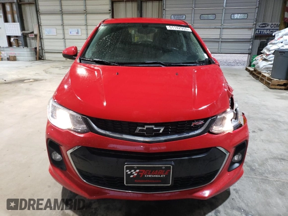 2020 Chevrolet Sonic LT with VIN 1G1JD6SB1L4122494, listed as a Copart auction lot 51142905 with 51,705 mi miles and Salvage title. Bid and sale history available at DreamBid. Image 5.