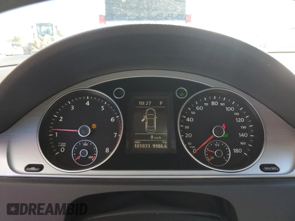 2013 Volkswagen CC R-Line with VIN WVWBP7AN2DE501472, listed as a Copart auction lot 67165124 with 101,033 mi miles and Salvage Title. Bid and sale history available at DreamBid. Image 9.