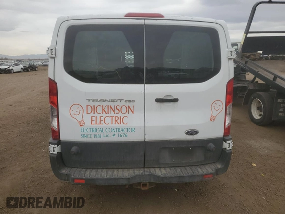 2015 Ford Transit with VIN 1FTNR2ZM3FKA12962, listed as a Copart auction lot 50038165 with 148,084 mi miles and Salvage Title. Bid and sale history available at DreamBid. Image 6.