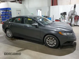 2018 Ford Fusion S with VIN 3FA6P0G72JR242689, listed as a Copart auction lot 48126295 with 0 mi miles and Salvage Title. Bid and sale history available at carsss.com. Image 4.