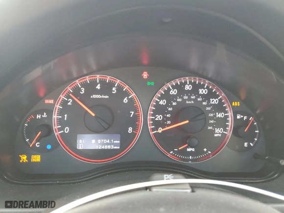 2008 Subaru Outback (Natl) XT Ltd with VIN 4S4BP63C586315944, listed as a Copart auction lot 87082894 with 124,883 mi miles and Salvage Title. Bid and sale history available at carsss.com. Image 9.