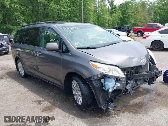 2015 Toyota Sienna Limited with VIN 5TDDK3DC6FS111675, listed as a IAAI auction lot 42240747 with 124,967 mi miles and . Bid and sale history available at DreamBid. Image 6.