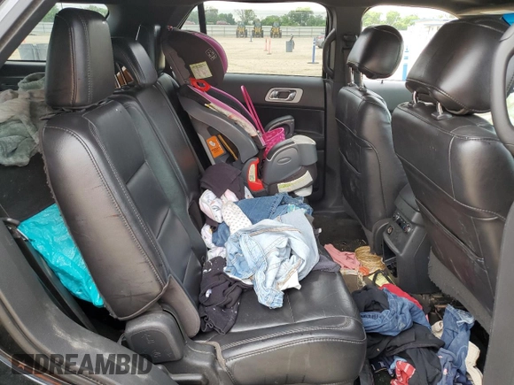 2013 Ford Explorer XLT with VIN 1FM5K7D80DGA07676, listed as a Copart auction lot 54418285 with 169,859 mi miles and Salvage Title. Bid and sale history available at DreamBid. Image 11.