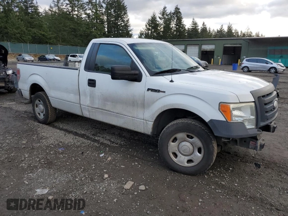 2009 Ford F-150 XL with VIN 1FTPF12V89KA70911, listed as a Copart auction lot 46358075 with 209,017 mi miles and Salvage Title. Bid and sale history available at carsss.com. Image 4.