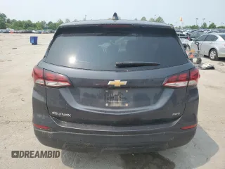 2022 Chevrolet Equinox LS with VIN 3GNAXSEV9NS163074, listed as a Copart auction lot 59189665 with 65,406 mi miles and Salvage title. Bid and sale history available at DreamBid. Image 6.