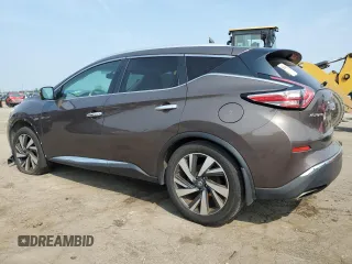 2016 Nissan Murano SL z VIN 5N1AZ2MH9GN138764, wystawiony jako Copart lot #59208385 z przebiegiem 135 257 mil mil oraz Czysty tytuł • Clean title. Historia ofert i sprzedaży dostępna na DreamBid. Obrazek 2.