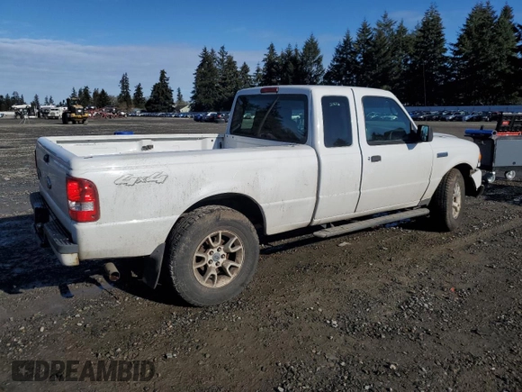 2007 Ford Ranger XLT with VIN 1FTZR45E57PA83323, listed as a Copart auction lot 43993925 with 132,315 mi miles and Salvage Title. Bid and sale history available at carsss.com. Image 3.