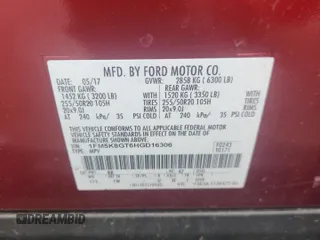 2017 Ford Explorer Sport z VIN 1FM5K8GT6HGD16306, wystawiony jako Copart lot #62382925 z przebiegiem 134 199 mil mil oraz Szkoda całkowita • Salvage title. Historia ofert i sprzedaży dostępna na DreamBid. Obrazek 13.