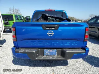 2025 Nissan Frontier SV with VIN 1N6ED1EJ4SN609256, listed as a Copart auction lot 43553685 with 2,153 mi miles and Salvage Title. Bid and sale history available at carsss.com. Image 6.