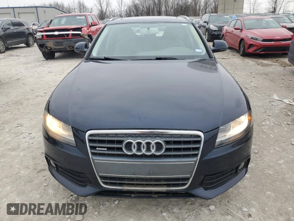 2009 Audi A4 2.0T Prem with VIN WAUVF78K69A175716, listed as a Copart auction lot 83995054 with 115,300 mi miles and Clean Title. Bid and sale history available at carsss.com. Image 5.